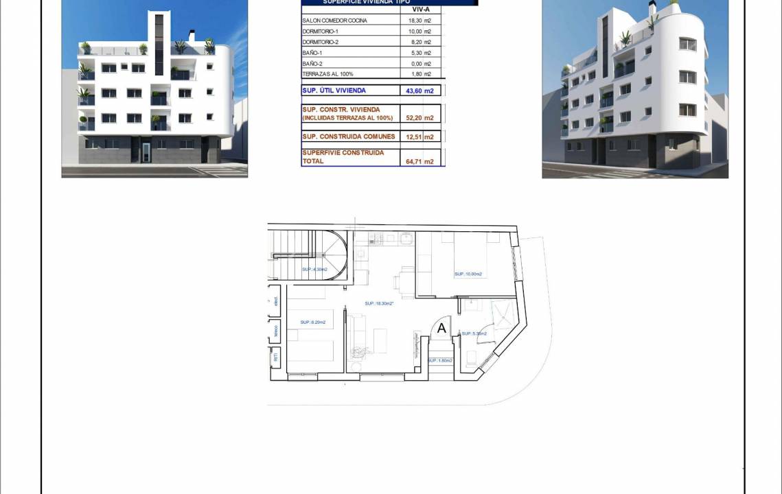 Sale - Ground floor apartment - Centro - Torrevieja